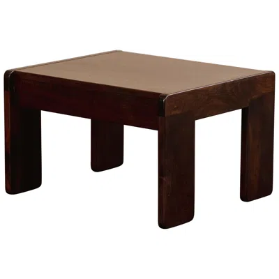 Pre-owned Cassina Afra & Tobia Scarpa “925” Coffee Table For , Brown Plywood, Italy, 1966