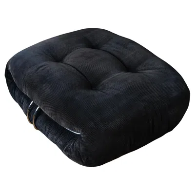 Pre-owned Cassina Afra & Tobia Scarpa, Soriana Ottoman, , 1970s In Black