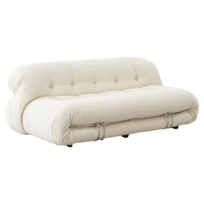 Pre-owned Cassina Afra And Tobia Scarpa Soriana Sofa For , Italy, 1970s In Sand