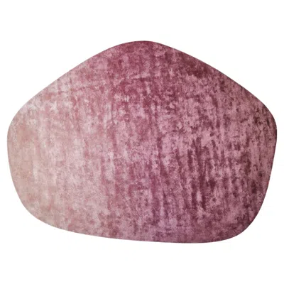 Pre-owned Cassina Aral Rug, Antique Pink Viscose & Cotton, Mid-century Modern