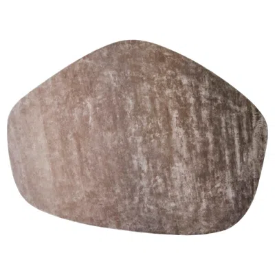 Pre-owned Cassina Aral Rug, Cotton & Viscose, Mid-century Modern, Italy, New In Brown