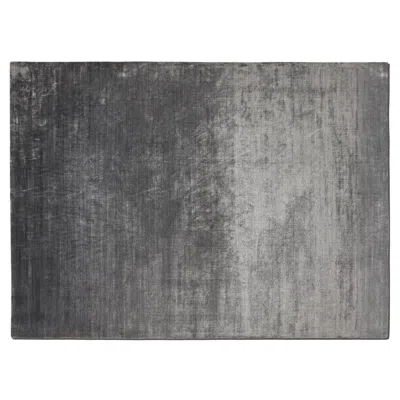 Pre-owned Cassina Atacama Rug In Antracite, Viscose, Mid-century Modern, Italy In Gray