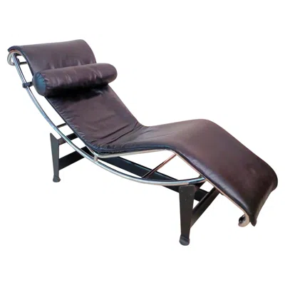 Pre-owned Cassina Bauhaus Chaise Lounge Model Lc/4 3534 By Lecorbusier For  In Black