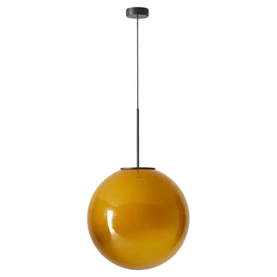Pre-owned Cassina Bollicosa Pendant Lamp, Blown Glass, Italy In Brown