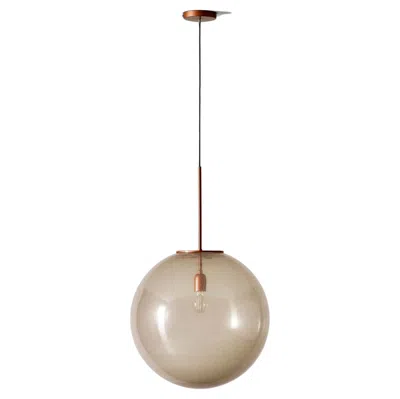 Pre-owned Cassina Bollicosa Pendant Lamp, Blown Glass, Mid-century Modern, Italy In Sand