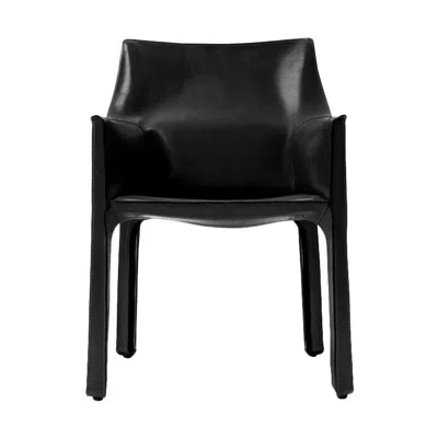 Pre-owned Cassina Cab Armchair 2 By Mario Bellini For , 1970s In Black