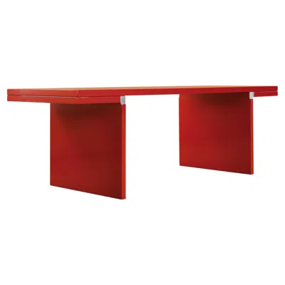Pre-owned Cassina Carlo Scarpa Orseolo Dining Table For , Lacquered Aluminum In Brown