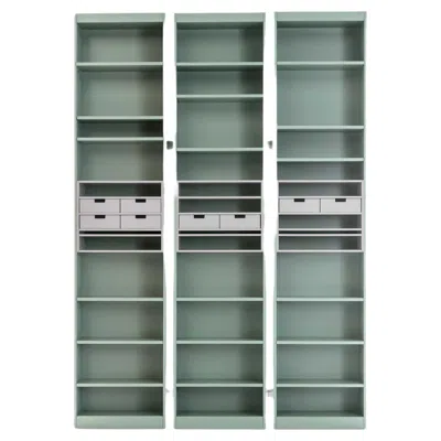 Pre-owned Cassina Carlo Scarpa Rialto Bookcase By , Ash Wood, Mid-century Modern In Brown