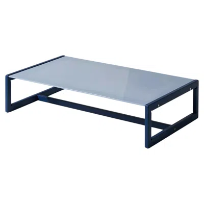 Pre-owned Cassina Carlotta Coffee Table By Afra & Tobia Scarpa – Blue Cobalt Outdoor Coffee Table