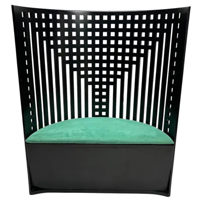 Pre-owned Cassina Charles Rennie Mackintosh 312 Willow Throne Original Armchair,  (signed) In Brown