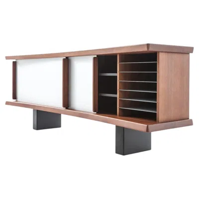 Pre-owned Cassina Charlotte Perriand 513 Riflesso Storage Unit By  In Brown