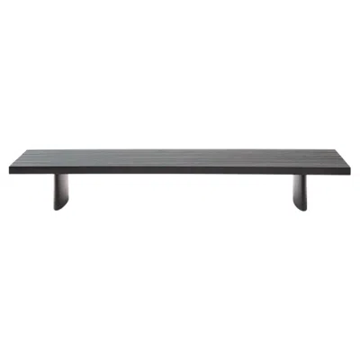 Pre-owned Cassina Charlotte Perriand 514 Refolo 55" Bench In Stained Oak In Brown