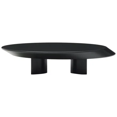 Pre-owned Cassina Charlotte Perriand Accordo Low Table, Mat Black Lacquered Wood By