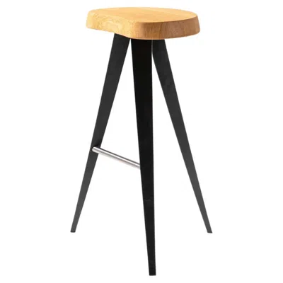 Pre-owned Cassina Charlotte Perriand Mexique Stool For , Italy, New In Black