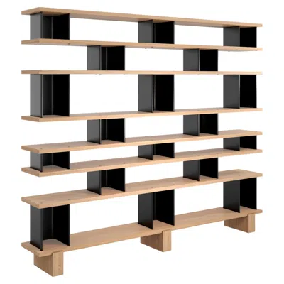 Pre-owned Cassina Charlotte Perriand Nuage À Plots, Wood And Aluminium By  In Brown
