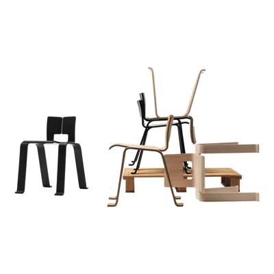 Pre-owned Cassina Charlotte Perriand Ombra Tokyo Oak Chair For , Italy, New In Brown