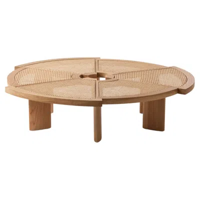 Pre-owned Cassina Charlotte Perriand "rio" Coffee Table In Cane By  In Brown