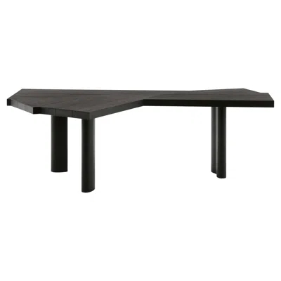 Pre-owned Cassina Charlotte Perriand Ventaglio Sculptural Desk Or Dining Table For , New In Brown