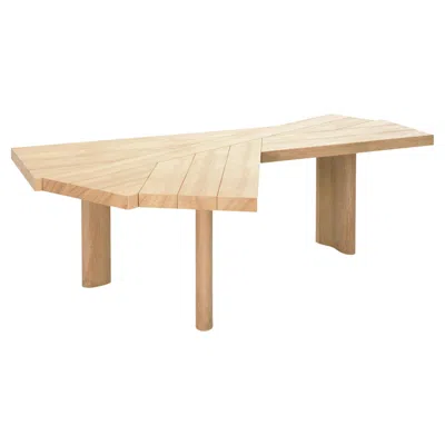 Pre-owned Cassina Charlotte Perriand Ventaglio Wood Table By  In Brown