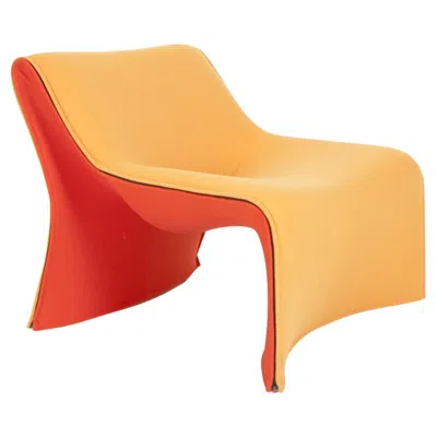 Pre-owned Cassina Cloth Armchair By Markus Jehs And Juergen Laub For  In Orange