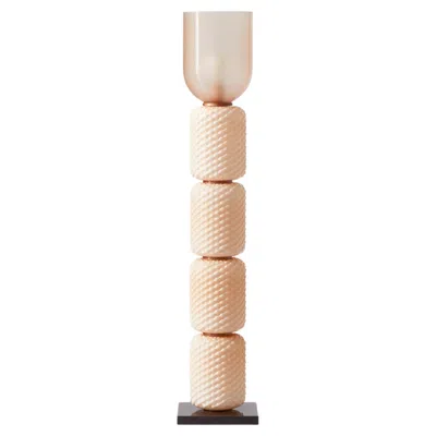 Pre-owned Cassina Ficapula Floor Lamp With Glass And Marble Base By  In Sand