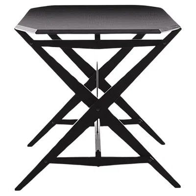 Pre-owned Cassina Franco Albini Cavalletto Table, Black Stained Wood By