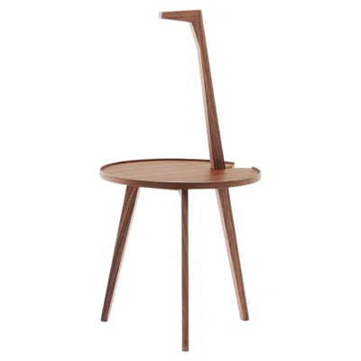 Pre-owned Cassina Franco Albini Cicognino Wood Side Table For , Italy, New In Brown