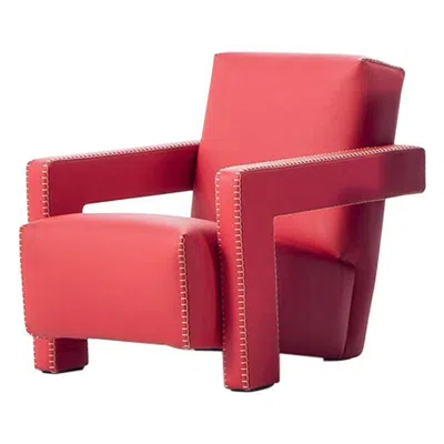 Pre-owned Cassina Gerrit Thomas Rietveld Baby Utrech Armchair By  In Brown