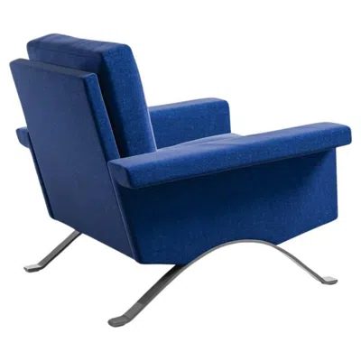 Pre-owned Cassina Ico Parisi 875 Armchair By , Metal & Fabric, Mid-century In Purple