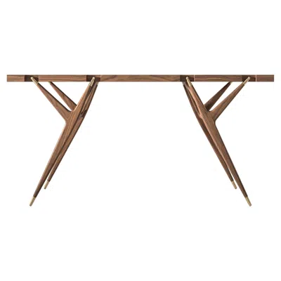 Pre-owned Cassina Ico Parisi Pa' 1947 Wooden Console Table For , New In Brown