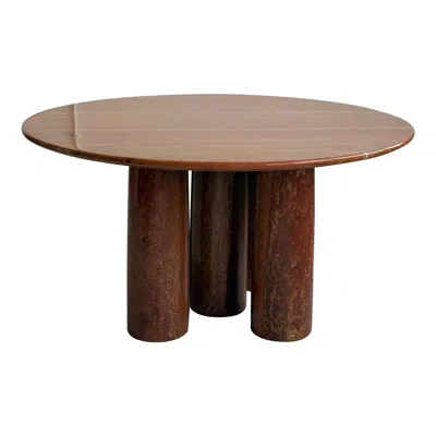 Pre-owned Cassina Il Colonato Dining Table By Mario Bellini For  In Brown