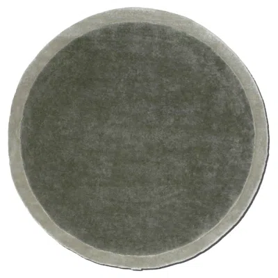 Pre-owned Cassina In-touch Rug By Designer , Tencel Fiber, Eco-friendly, Italy In Gray
