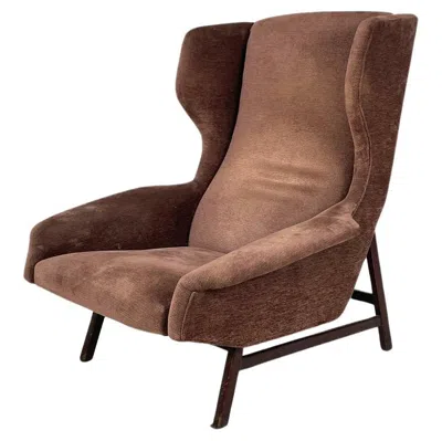 Pre-owned Cassina Italian Mid-century Modern Armchair 877 By Gianfranco Frattini For , 1959 In Brown