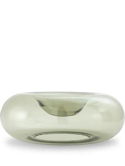 Cassina Jelly Round Glass Vase In Grün