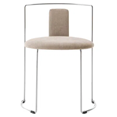 Pre-owned Cassina Kazuhide Takahama Gaja Chair By , Metal & Leather, Italy In Gray