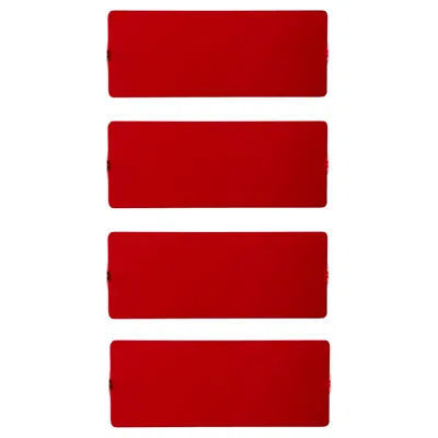 Pre-owned Cassina Large Charlotte Perriand 'applique À Volet Pivotant Double' Wall Light In Red