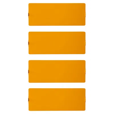 Pre-owned Cassina Large Charlotte Perriand 'applique À Volet Pivotant Double' Yellow Wall Light