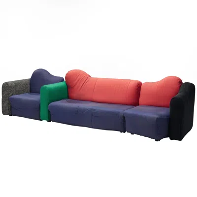 Pre-owned Cassina Large Gaetano Pesce For  'cannaregio' Modular Sofa In Black