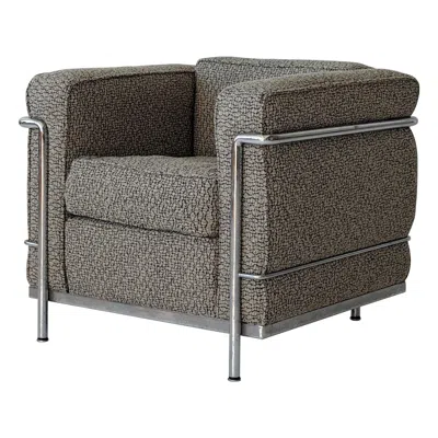 Pre-owned Cassina Lc2 Petite Chair By Le Corbusier, Jeanneret, And Perriand For  In Gray