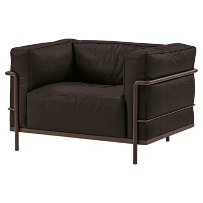 Pre-owned Cassina Le Corbusier, Jeanneret, Charlotte Perriand Lc3 Fauteuil Grand Confort In Black
