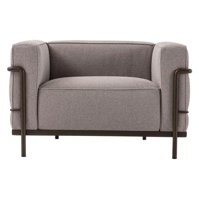 Pre-owned Cassina Le Corbusier, Jeanneret, Charlotte Perriand Lc3 Outdoor Collection By  In Gray