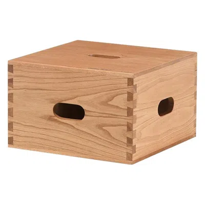 Pre-owned Cassina Le Corbusier Lc14 Cabanon Stool By , Solid Chestnut Wood, Italy In Brown
