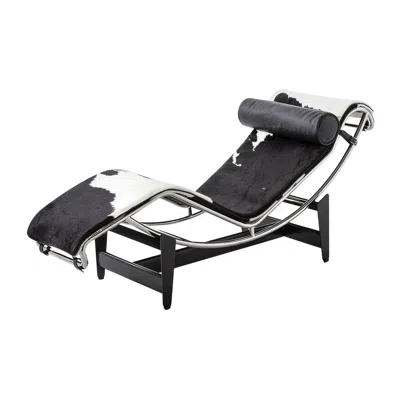 Pre-owned Cassina Le Corbusier, Pierre Jeanneret, Charlotte Perriand Lc4 Chaise Lounge By  In Black