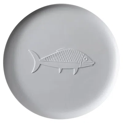 Pre-owned Cassina Le Corbusier Unglazed Porcelain Tray By , Mid-century Italy In Gray