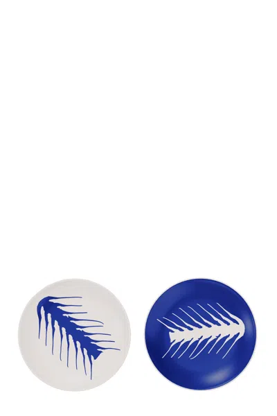 CASSINA 'LE MONDE DE CHARLOTTE PERRIAND ARÊTE' 2 SERVICE PLATE SET ⌀ 3