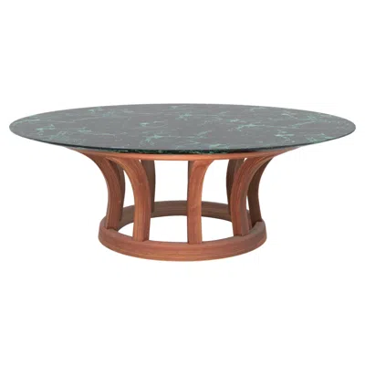 Pre-owned Cassina Lebeau Wood Low Table By Patrick Jouin, Modern Design In Italy In Gray