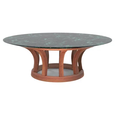 Pre-owned Cassina Lebeau Wood Low Table By Patrick Jouin, Modern Design In Italy In Gray