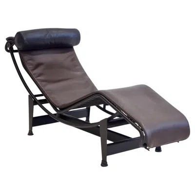 Pre-owned Cassina Lounger Lc4 By Le Corbusier, Charlotte Perriand And Pierre Jeanneret In Black