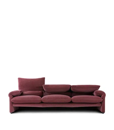 Cassina Maralunga Sofa In Red