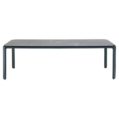 Pre-owned Cassina Mario Bellini 'cab Tab' Table In Leather Marble, Wood For , Italy - New In Brown